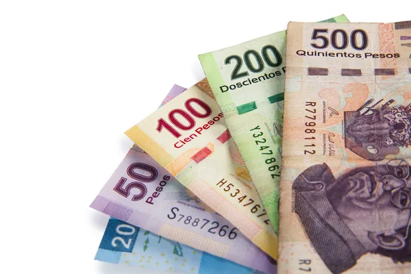 Mexické pesos — Stock fotografie