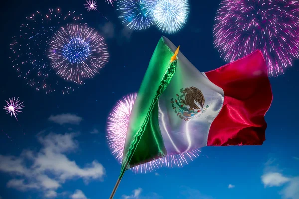 Dia da independência da bandeira mexicana — Fotografia de Stock