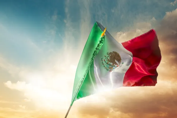 Día de la Independencia de la Bandera Mexicana — Foto de Stock