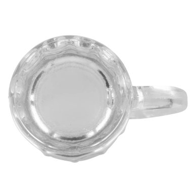 Beyaz arka plan üzerinde izole cam.