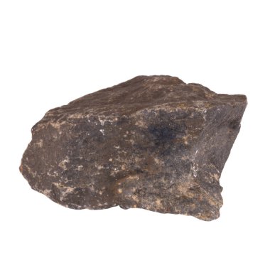 Granit beyaz arkaplanda izole edilmiş.