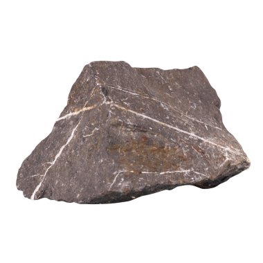 Granit beyaz arkaplanda izole edilmiş.