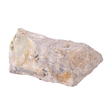 Granit beyaz arkaplanda izole edilmiş.