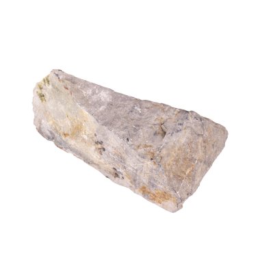 Granit beyaz arkaplanda izole edilmiş.