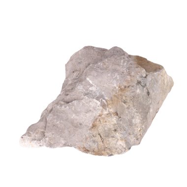 Granit beyaz arkaplanda izole edilmiş.