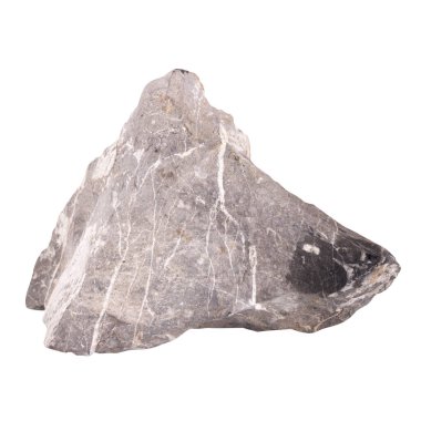 Granit beyaz arkaplanda izole edilmiş.