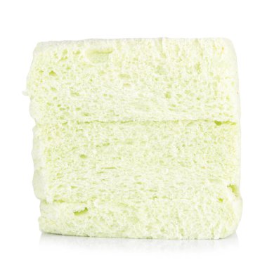 Ekmek pandan yaprağı beyaz arkaplanda izole.