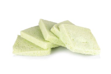 Ekmek pandan yaprağı beyaz arkaplanda izole.