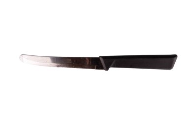 bıçak beyaz arkaplanda izole edildi.