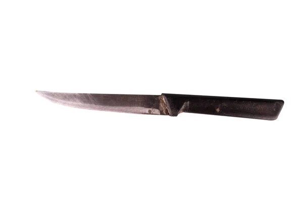 Bıçak Beyaz Arkaplanda Izole Edildi — Stok fotoğraf