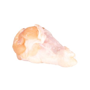 Tavuk kanadı çubuğu beyaz arkaplanda taze izole..