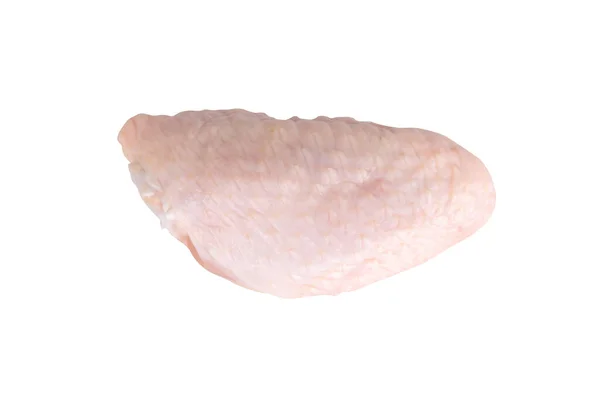 Kyckling Mitten Vingar Isolerade Vit Bakgrund — Stockfoto