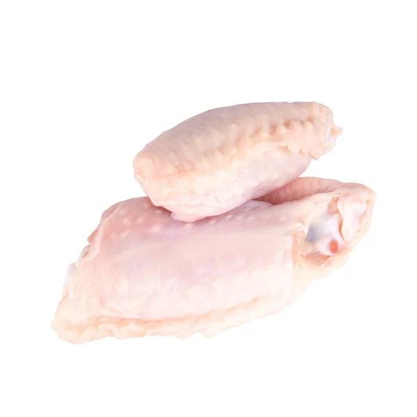 Chicken Middle Wings Isolated White Background — Foto Stock