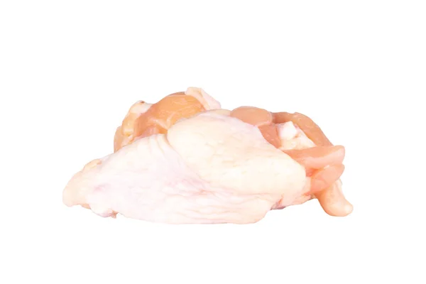 Kyckling Vinge Pinne Färsk Isolerad Vit Bakgrund — Stockfoto