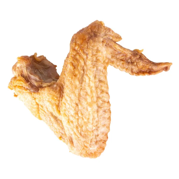 Chicken Wing Fried Isolated White Background — Stock fotografie
