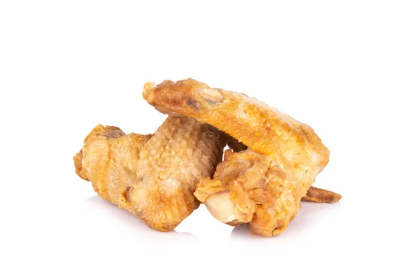 Chicken Wing Fried Isolated White Background — Stock Photo, Image