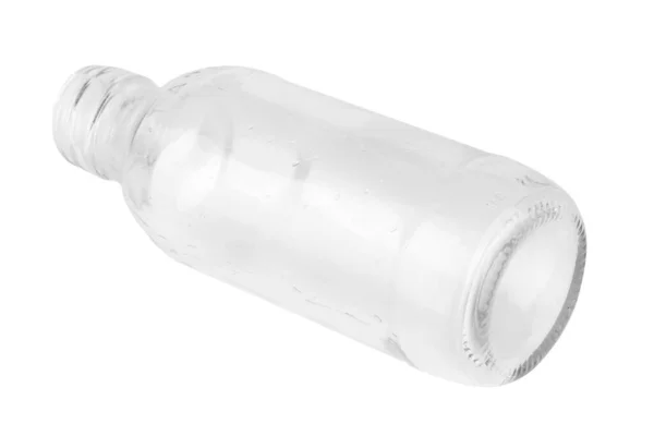 白い背景に隔離されたガラス瓶 — ストック写真