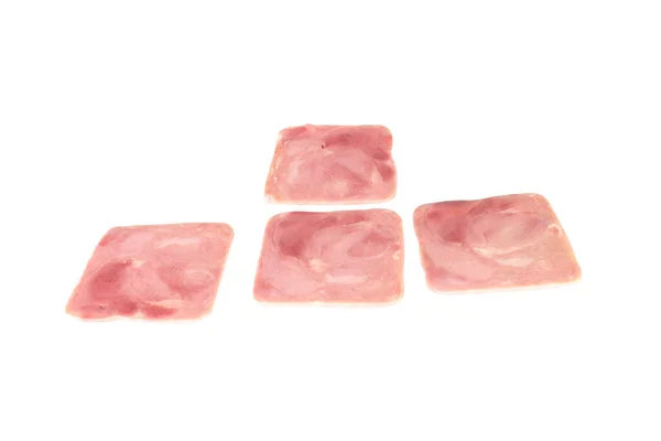 Ham Diisolasi Latar Belakang Putih — Stok Foto