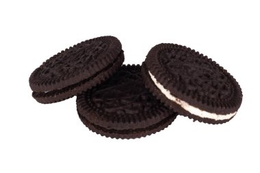Beyaz arka plan üzerinde izole Oreo.