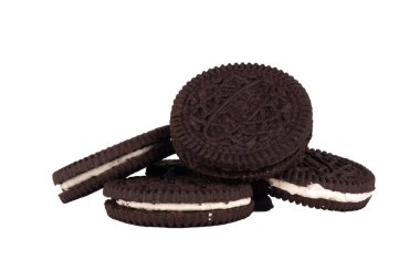 Beyaz arka plan üzerinde izole Oreo.