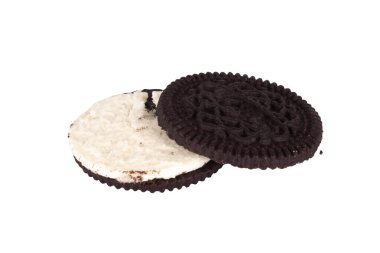 Beyaz arka plan üzerinde izole Oreo.