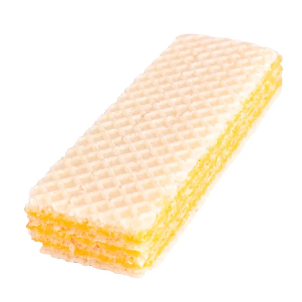 Wafer Cheese Isolated White Background — Stock Photo, Image