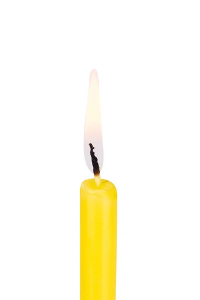 Candle Isolated White Background — Stock Photo, Image