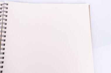 kitap satırı kapama kağıdı beyaz arkaplanda izole edildi.