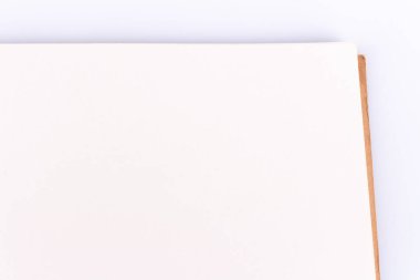 kitap satırı kapama kağıdı beyaz arkaplanda izole edildi.