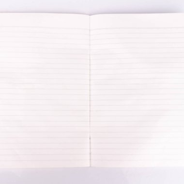 kitap satırı kapama kağıdı beyaz arkaplanda izole edildi.