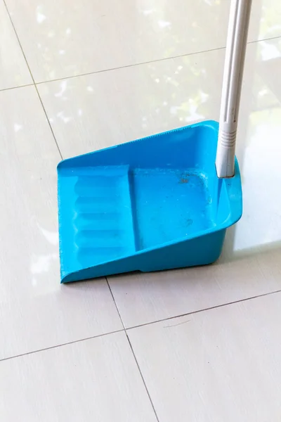 Floor Dustpan Room Work Clean Home — Stock Photo, Image