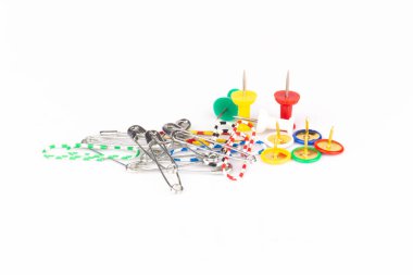 document clip office pin isolated on white background.