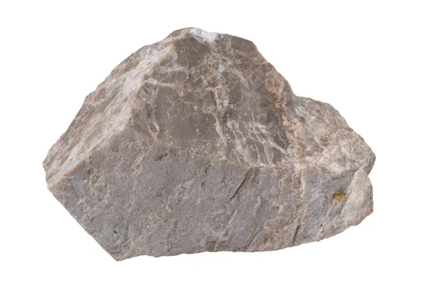 Minerali Isolati Primo Piano Campione Roccioso Roccia Sedimentaria Naturale Conglomerato — Foto Stock