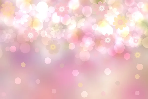 Abstract Fresh Vivid Spring Summer Light Delicate Pastel Pink Yellow — Stock Photo, Image