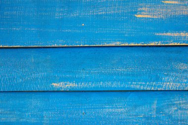 Mavi boyalı yatay ahşap arka plan. Ahşap klasik mavi tahta duvar tasarım için alanı var..