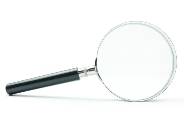 Magnifying Glass on white background with shadow — Stock Photo, Image