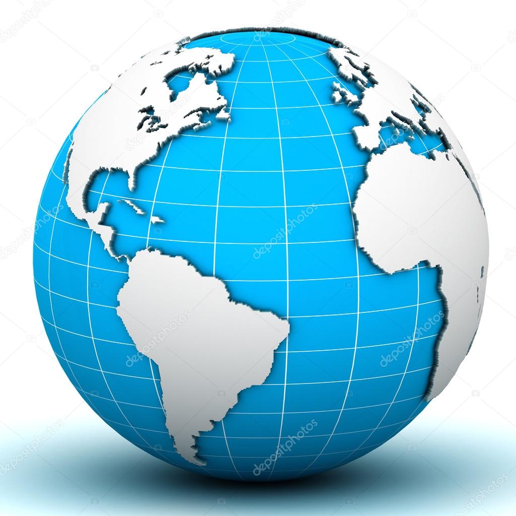 World Globe Map Interactive - United States Map