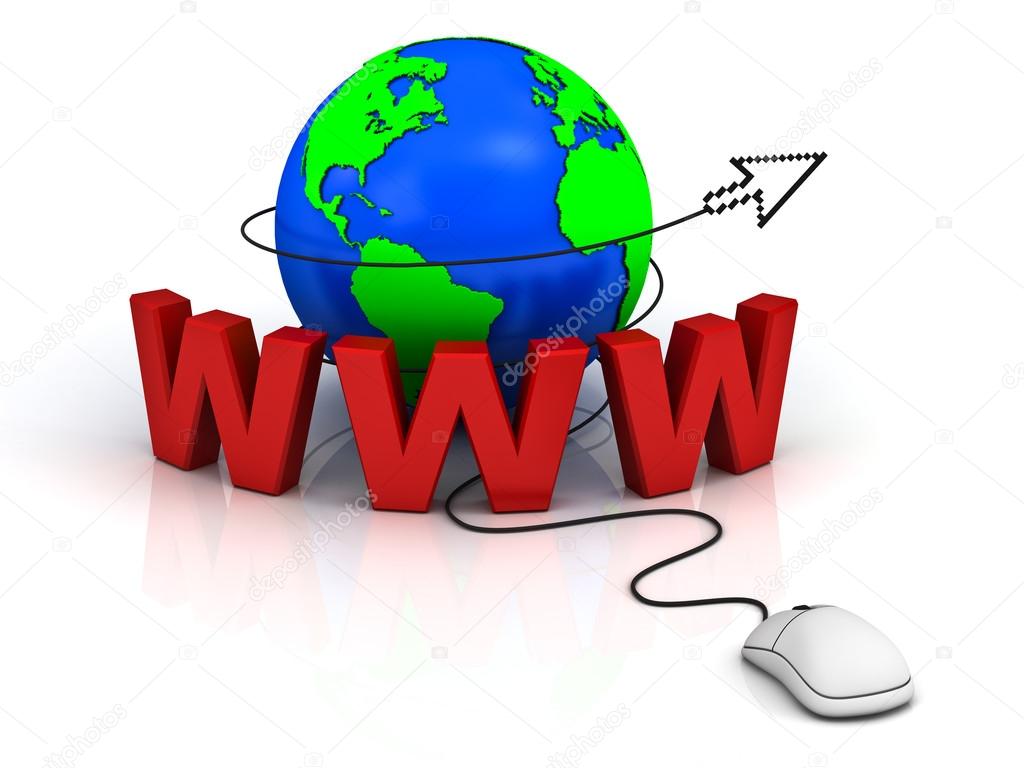 World wide web internet concept