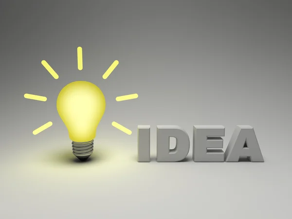 Bright idea concept — Stock Photo, Image