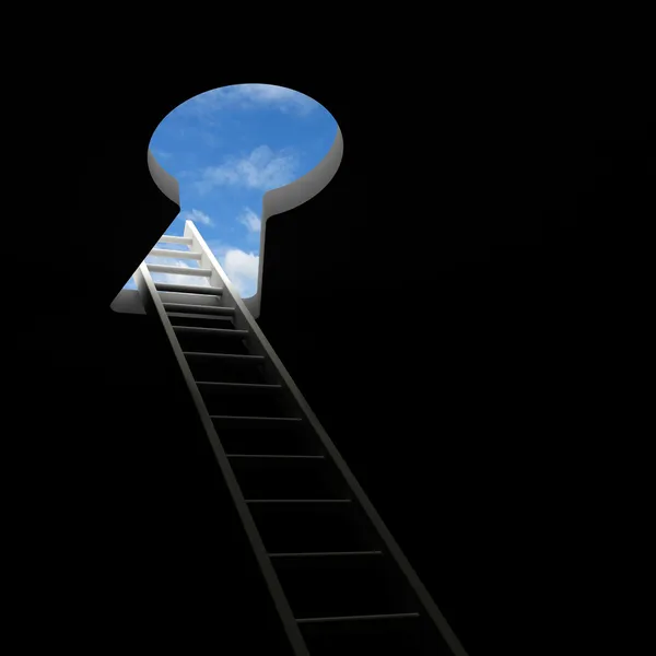 Ladder of success concept — Stock Photo, Image