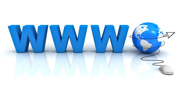 Internet www kavramı — Stok fotoğraf