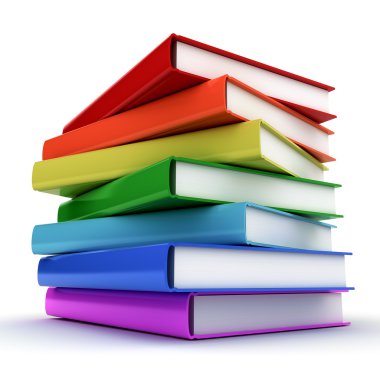 üzerinde beyaz renkli kitap yığını