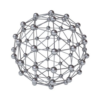 3D moleküler yapısı geometri modeli