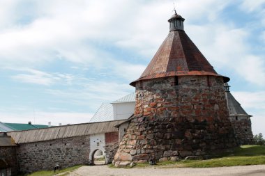 solovetsky Manastırı. nikolskiye kapıları