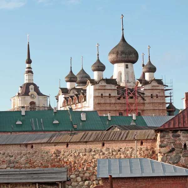 Solovetsky Μονή - αρχιτεκτονικό σύνολο solovetsky Κρεμλίνο — Φωτογραφία Αρχείου