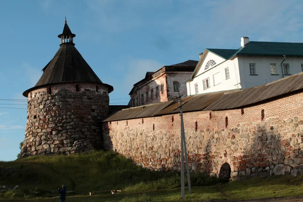 Solovecké klášter. korozhnaya věž — Stock fotografie