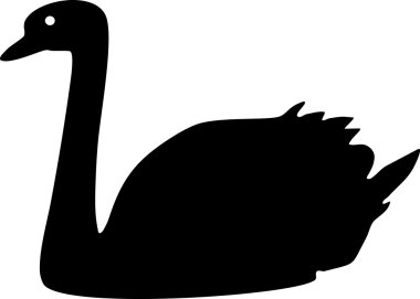 sessiz kuğu silüeti