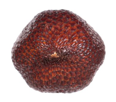 Beyaz arkaplanda Yılan Meyvesi (Salak) izole