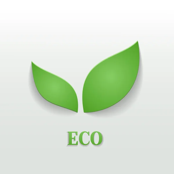 Eco vriendelijke achtergrond — Stockvector