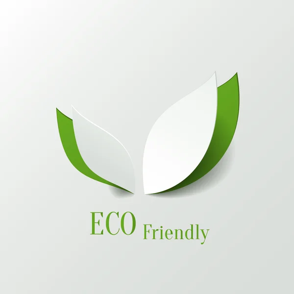 Eco friendly bakgrund — Stock vektor